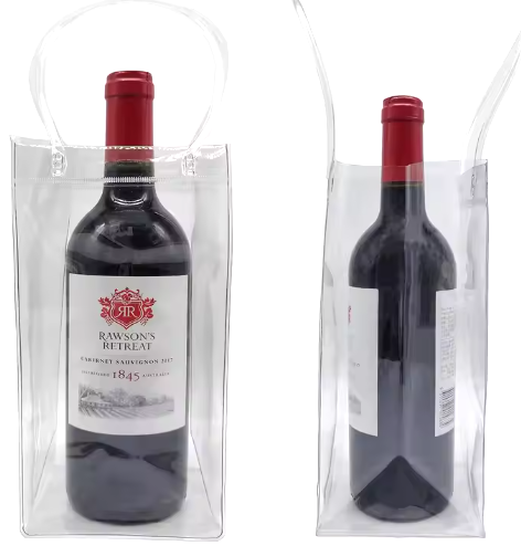 Clear Wine Bag - Customized with Photo